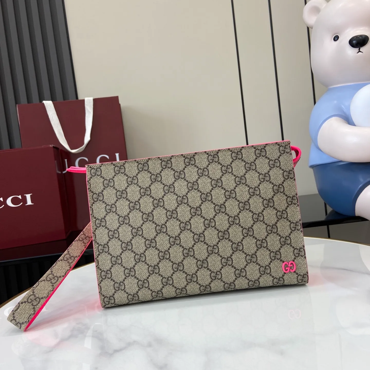Gucci Beige GG Marmont Chain Wallet Bag Gucci - Image 2