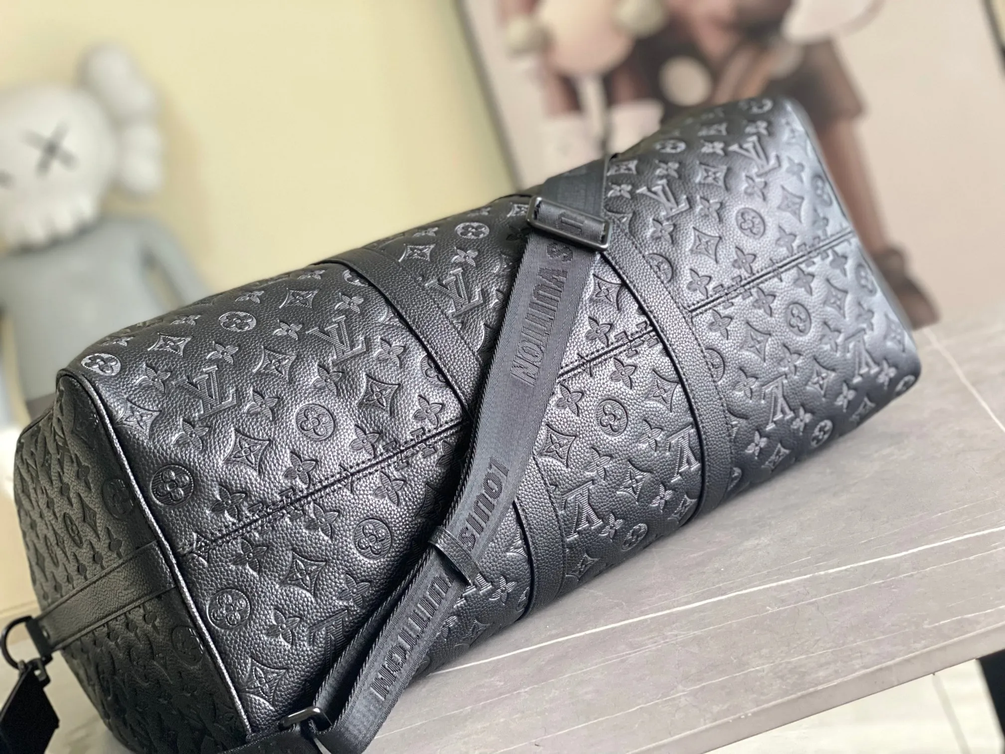 Keepall Bandoulière 50 Monogram Shadow Leather - Image 6