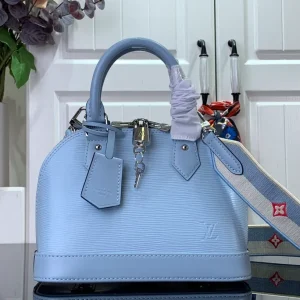 LOUIS VUITTON Epi Jacquard Alma BB Bleu Nuage