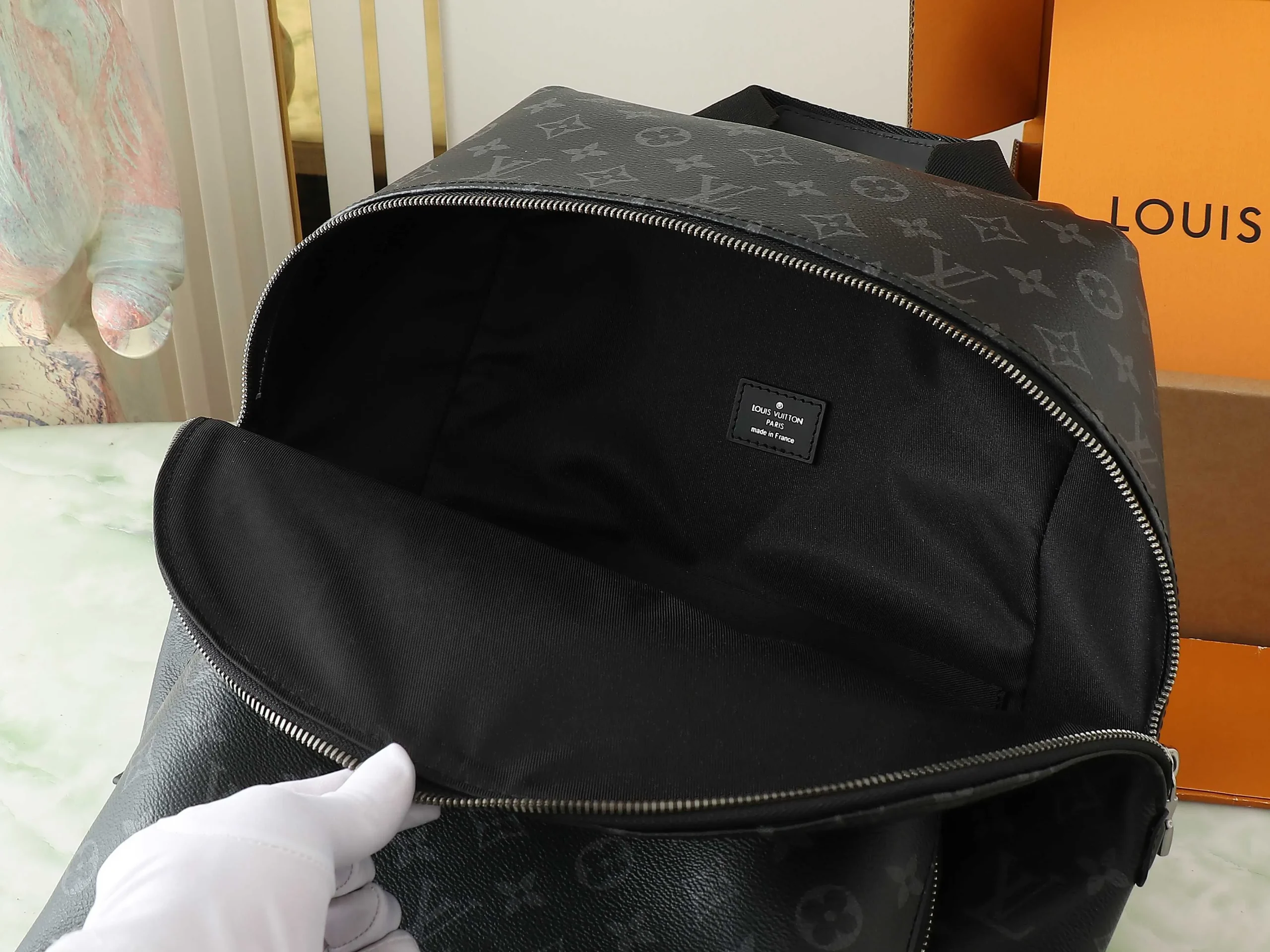 LOUIS VUITTON Monogram Eclipse Apollo Backpack - Image 10