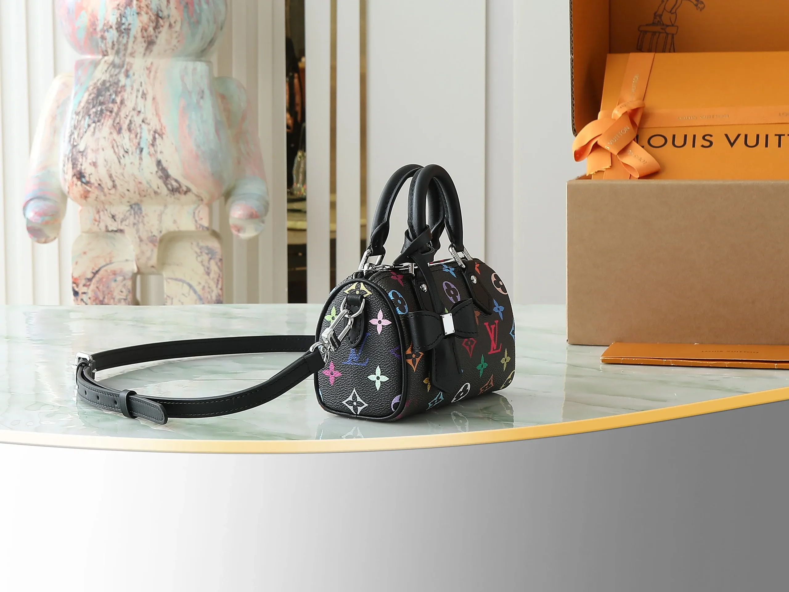 LV x TM Nano Speedy Other Monogram Canvas - Image 4