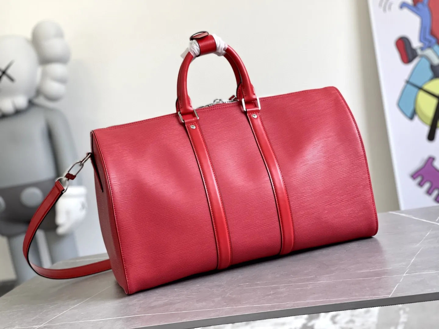 Louis Vuitton x Supreme Keepall Bandouliere Bag - Image 5