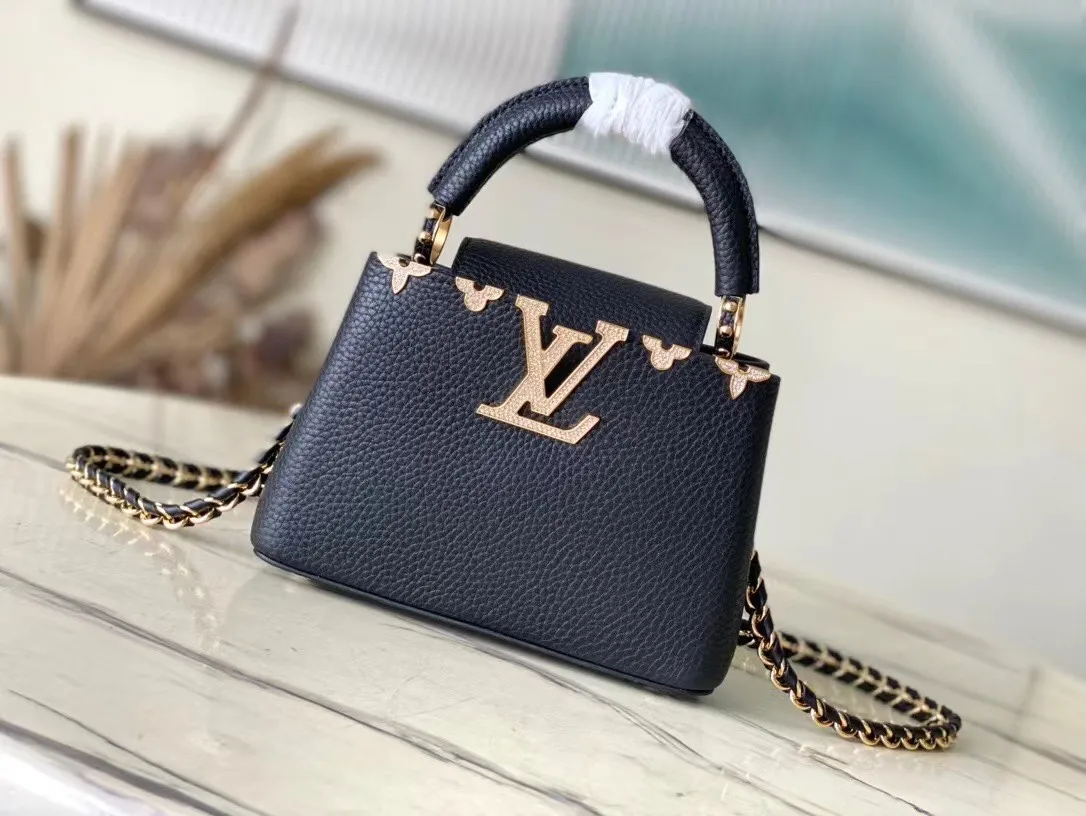 Nano Capucines Bag Luxury Capucines Black