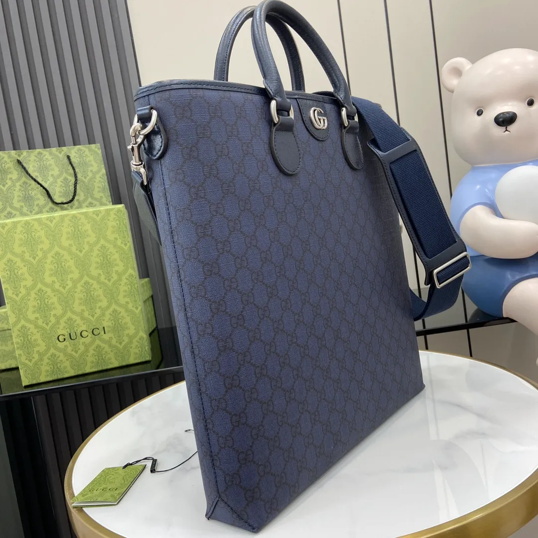 Blue Gucci Tote bags for Men - Image 4