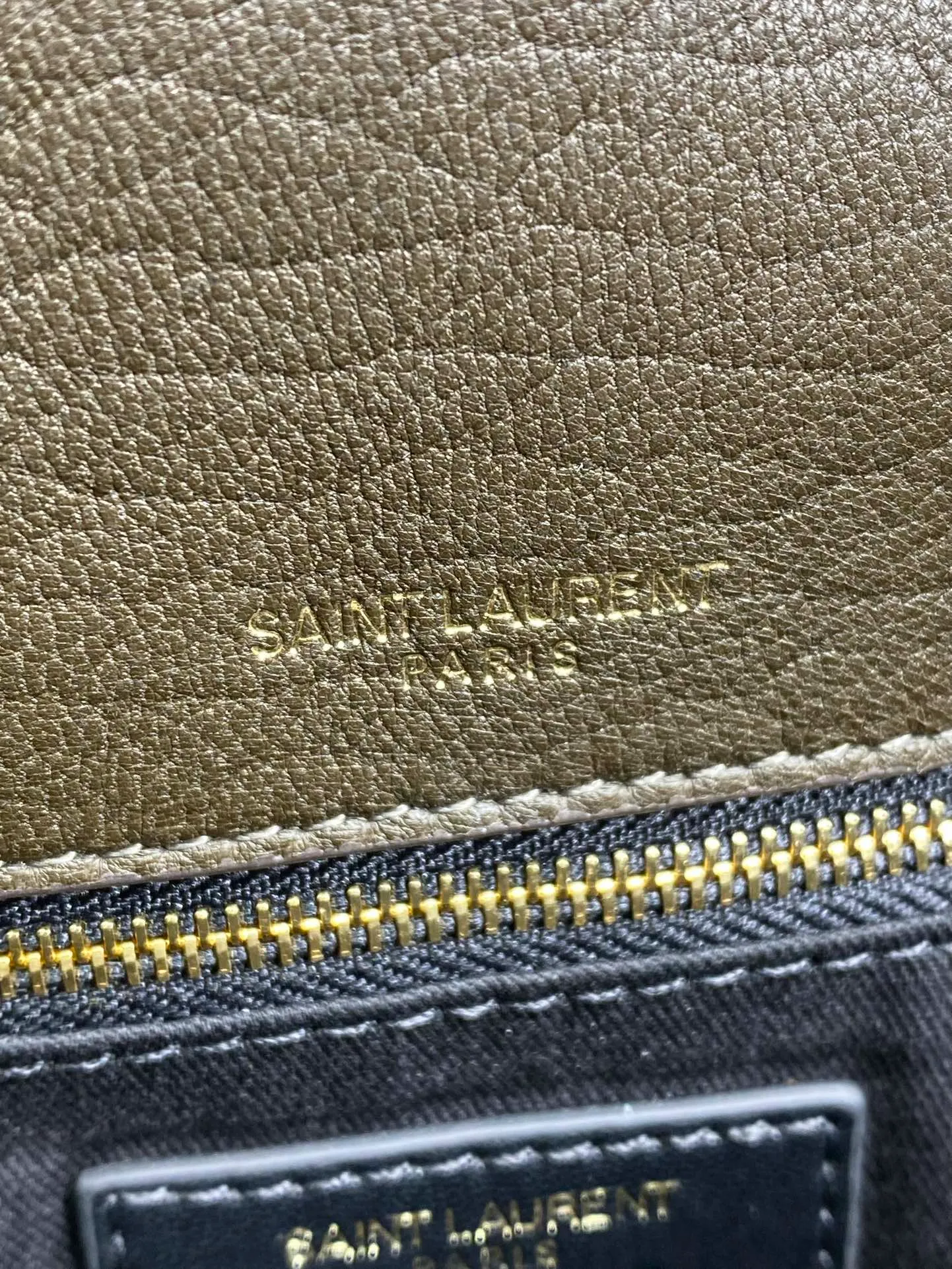 CALYPSO 36 CHAIN BAG IN DARK GREEN LAMBSKIN - Image 10