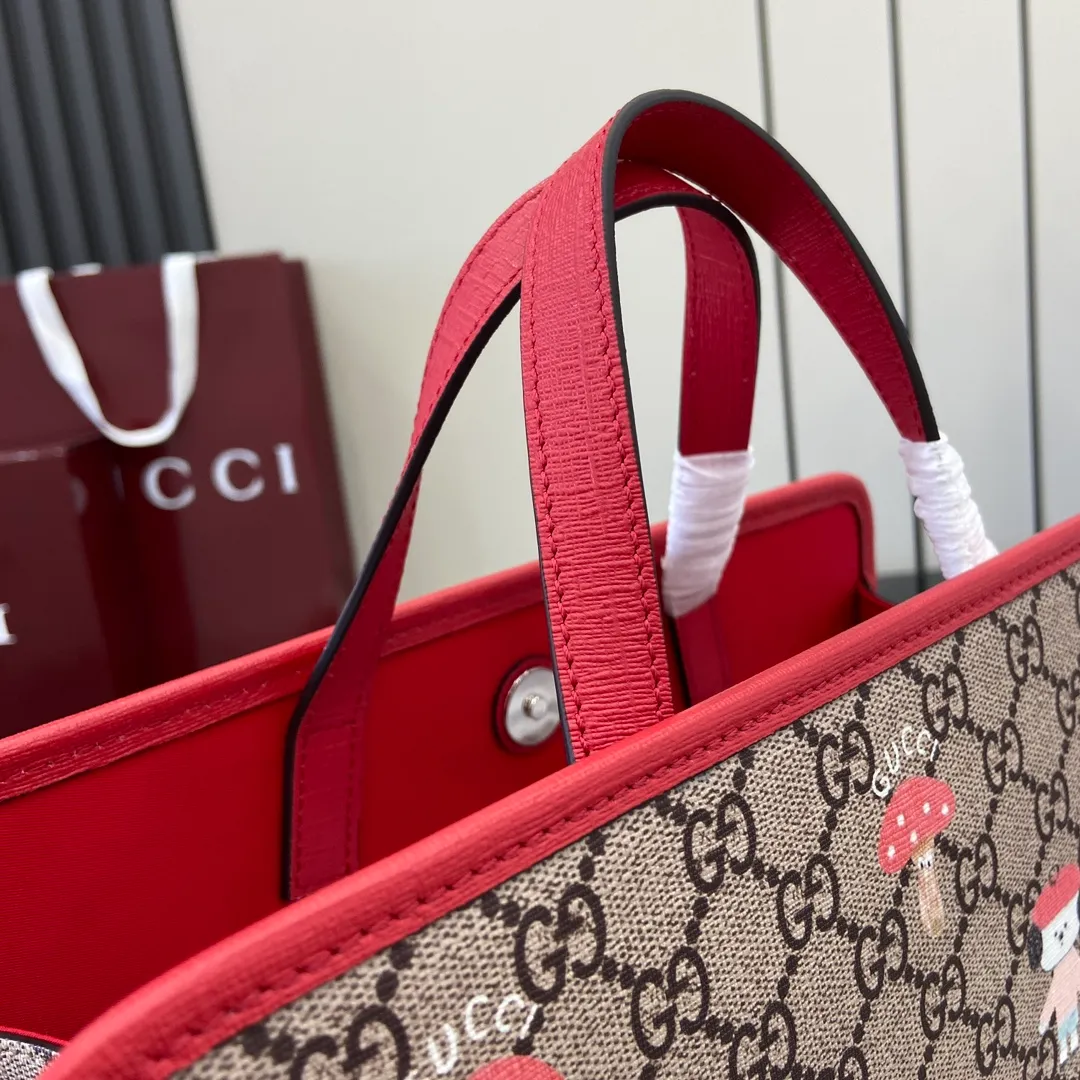 Children's printed GG tote bag - Image 8