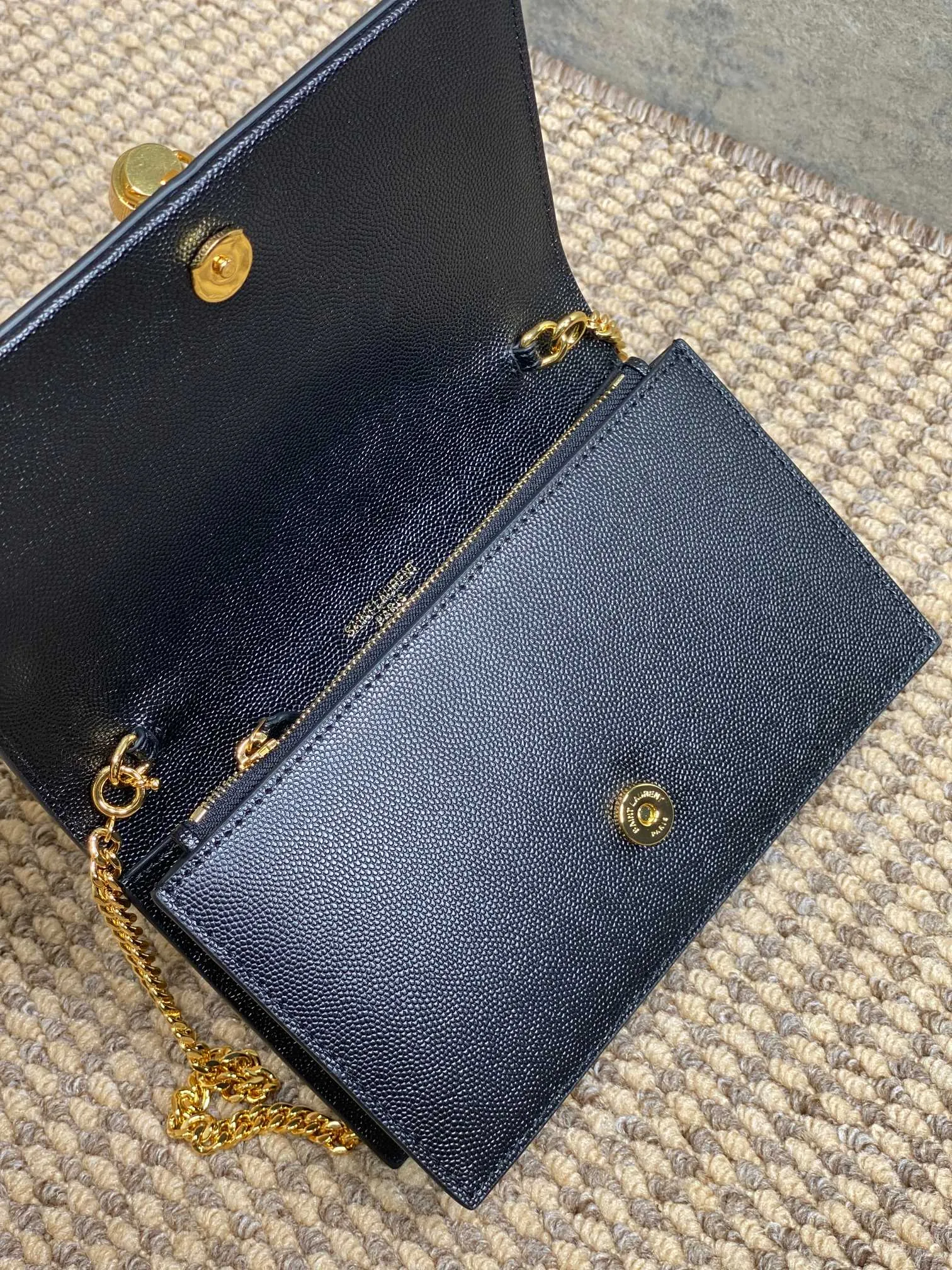 Genuine Yves Saint Laurent Kate Chain Wallet With Tassel Guarenteed Authentic - Image 8