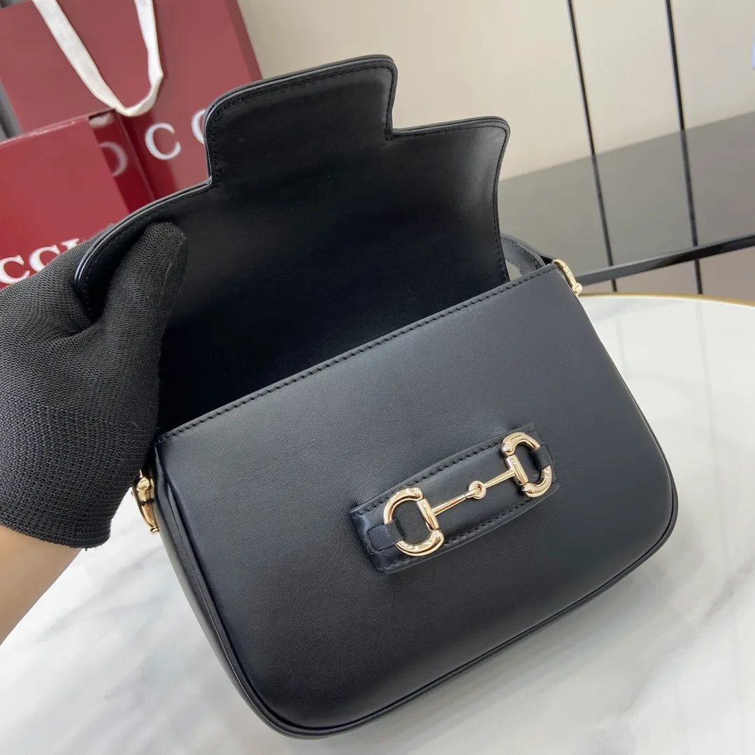 Gucci Horsebit 1955 medium shoulder bag in Black Leather | - Image 9