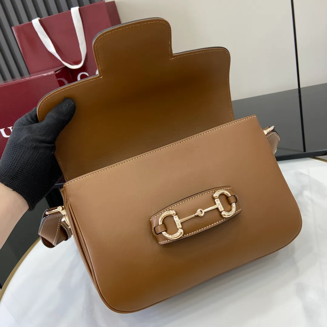 Gucci Horsebit 1955 medium shoulder bag in brown leather - Image 7