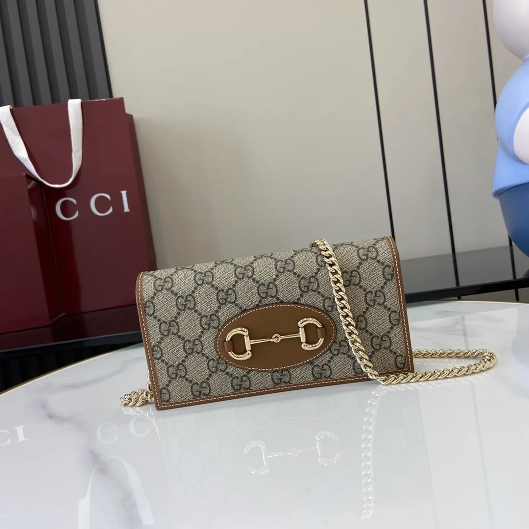 Gucci Metallic Gold Guccissima Leather Flap Continental Wallet