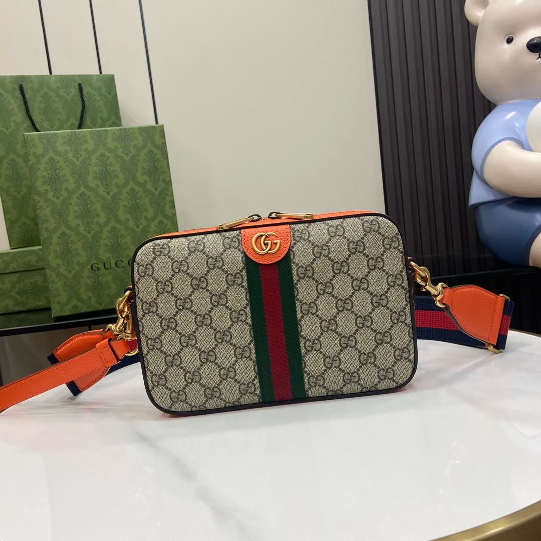 Gucci Ophidia GG Small Belt Bag in Pink - Image 3