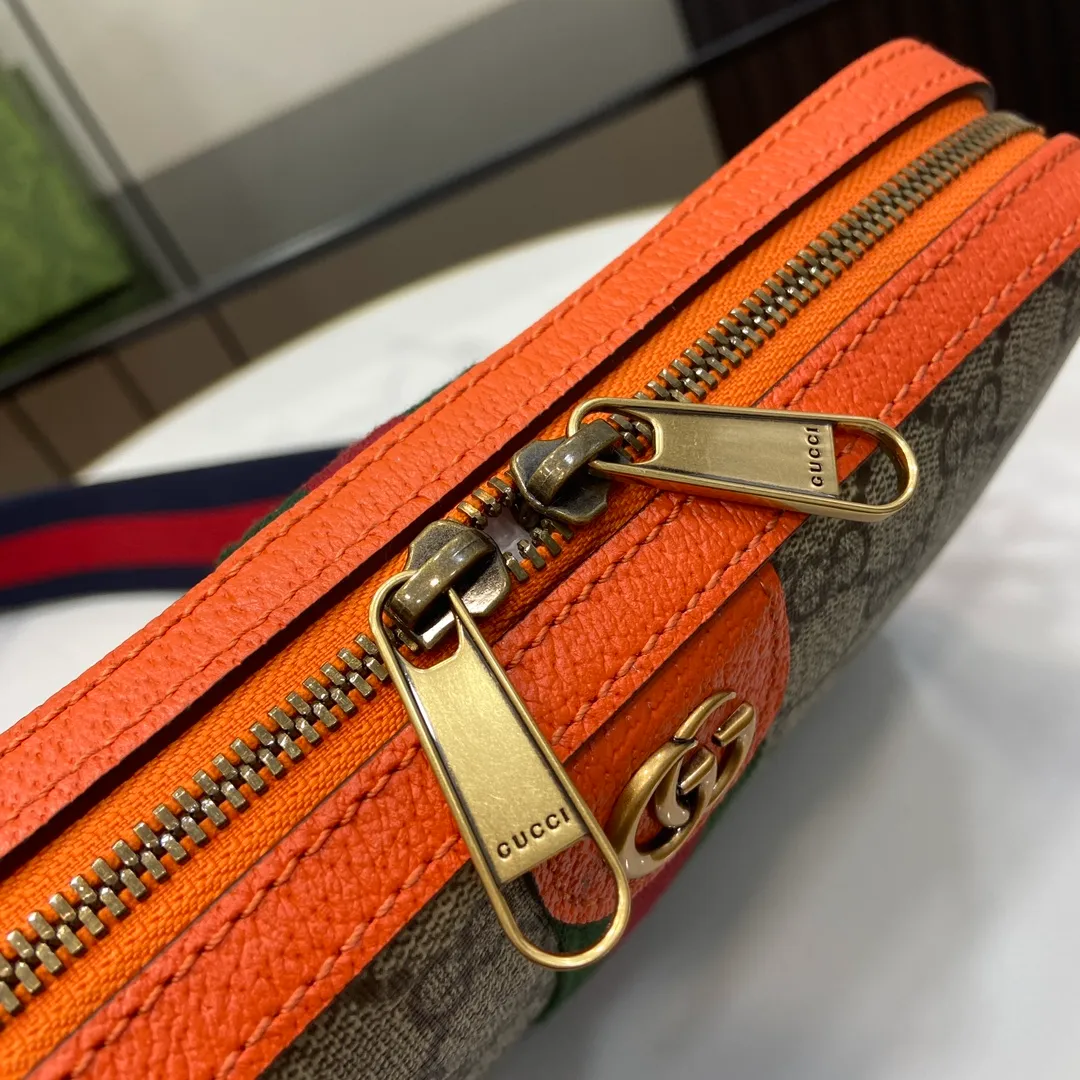 Gucci Ophidia GG Small Belt Bag in Pink - Image 8