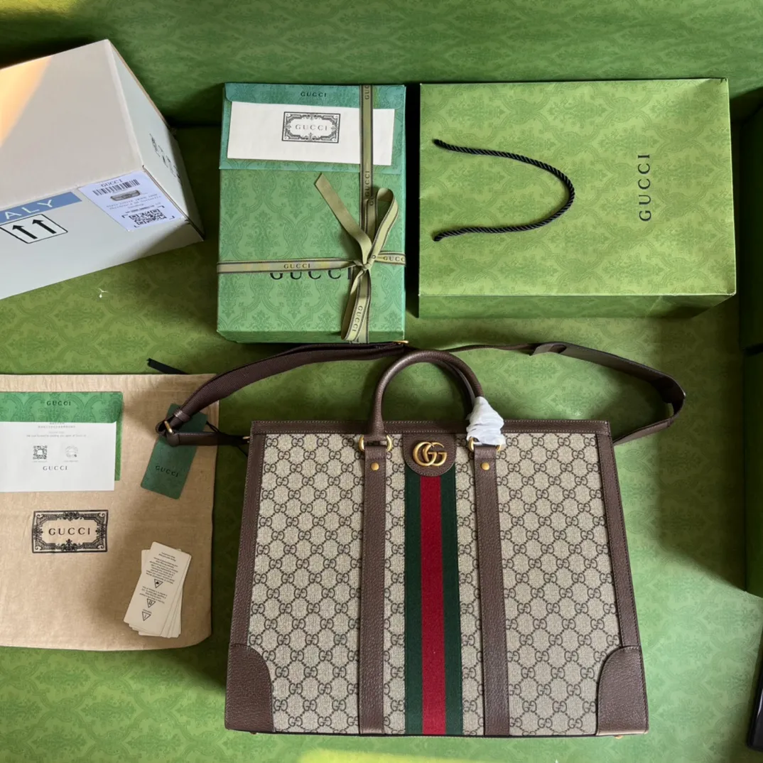Gucci Ophidia Gg Supreme Canvas Tote - Image 2
