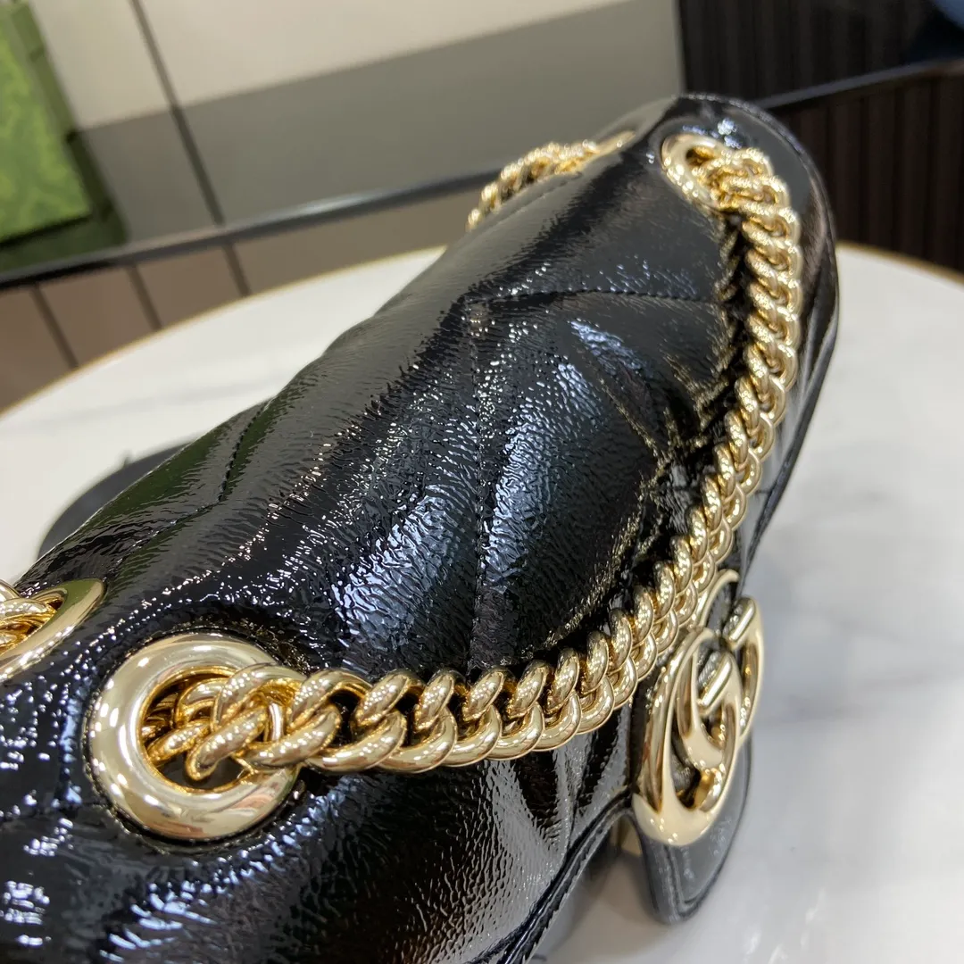 Gucci Small GG Marmont Shoulder Bag - Image 8