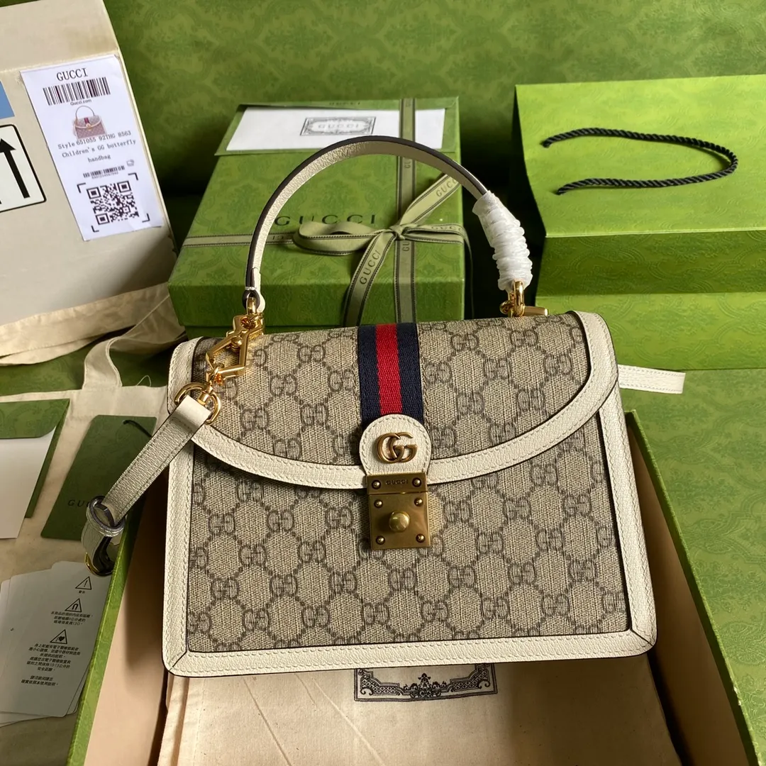Ophidia medium top handle bag