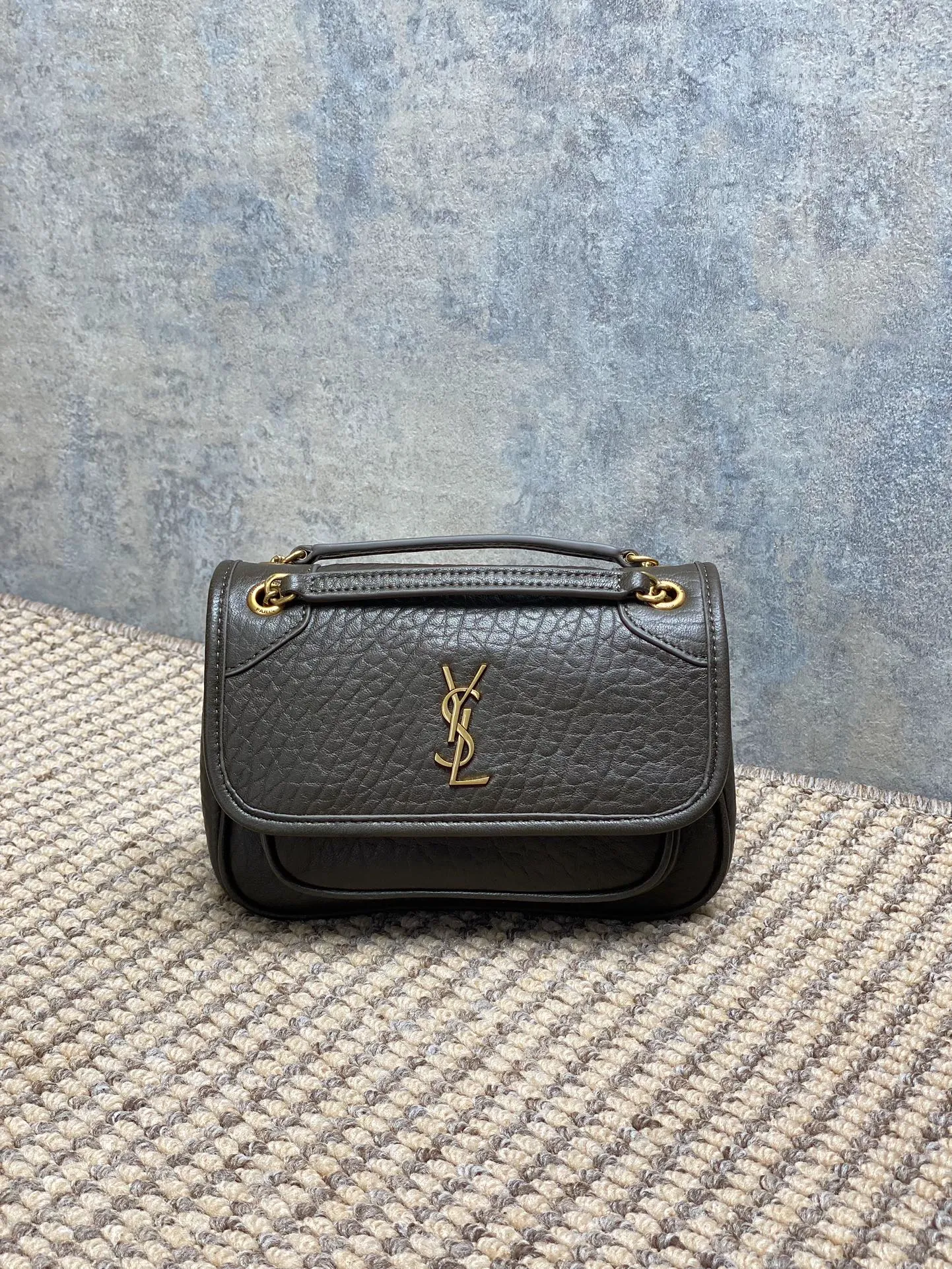 Saint Laurent Designer Green Handbags