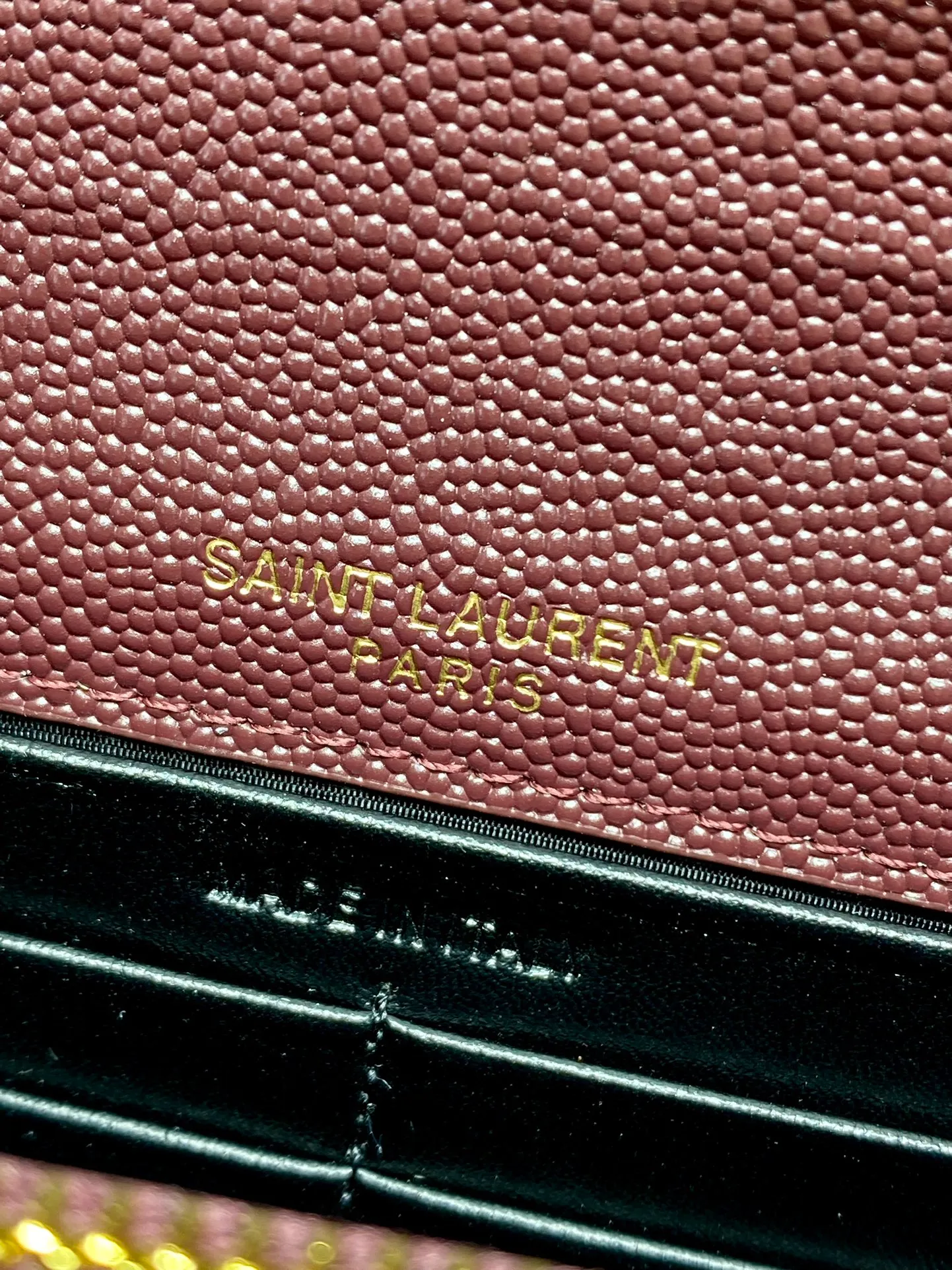 Saint Laurent Kate Magnetic Closure Shoulder Bag Medium Black Leather - Image 9