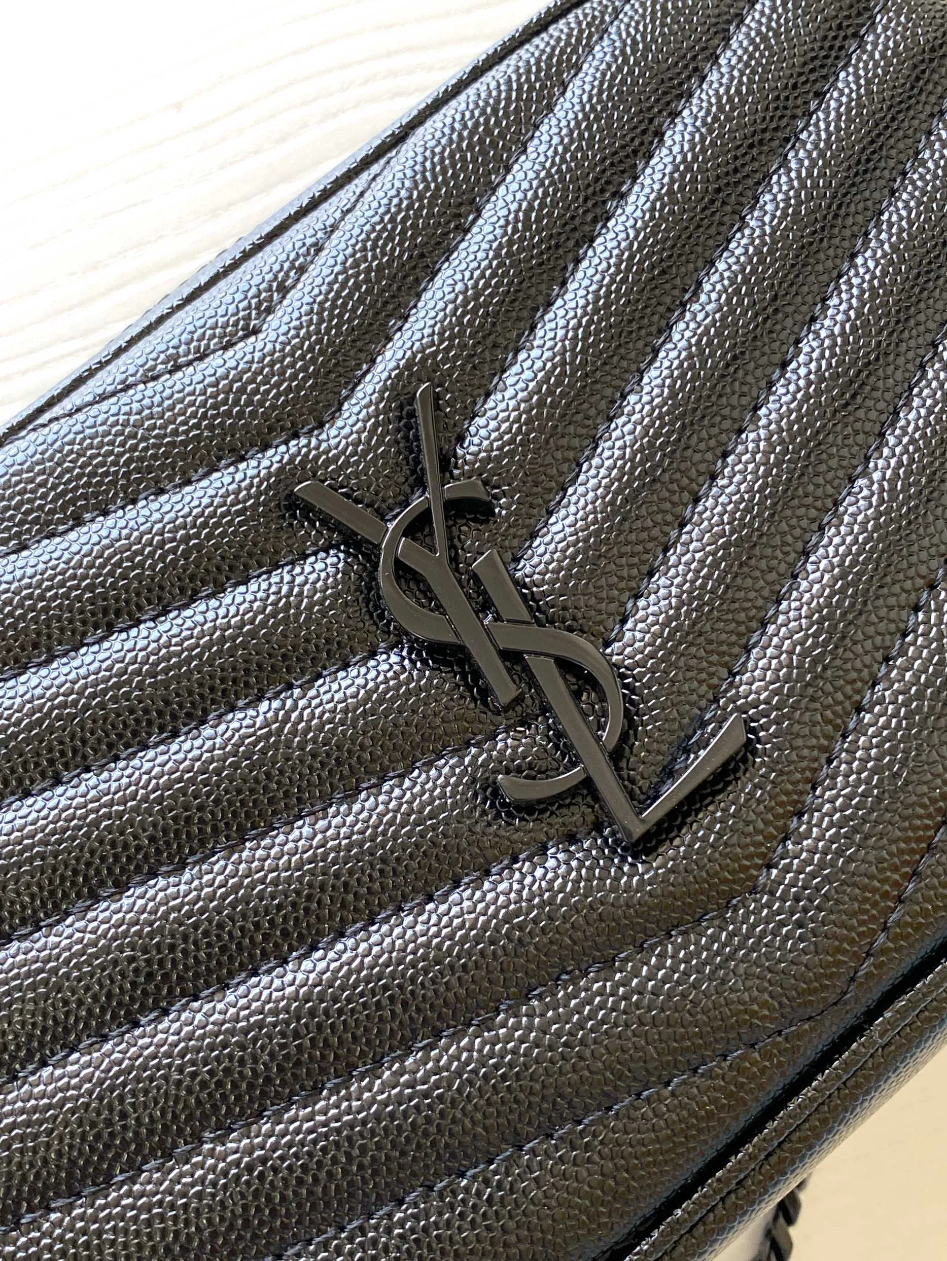 Saint Laurent Lou Mini Camera Crossbody Bag - Image 6