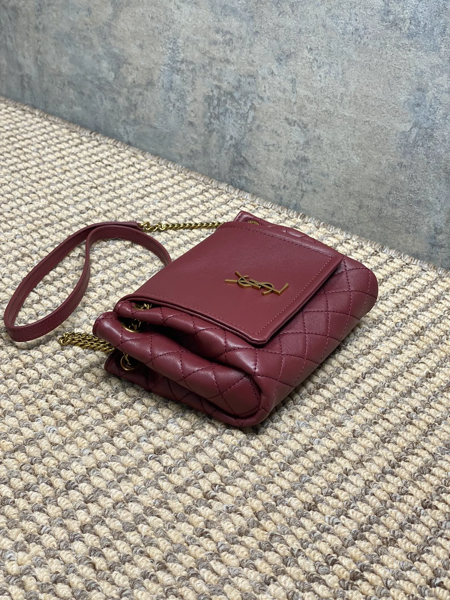 Saint Laurent Nolita Mini Leather Crossbody Bag - Image 4