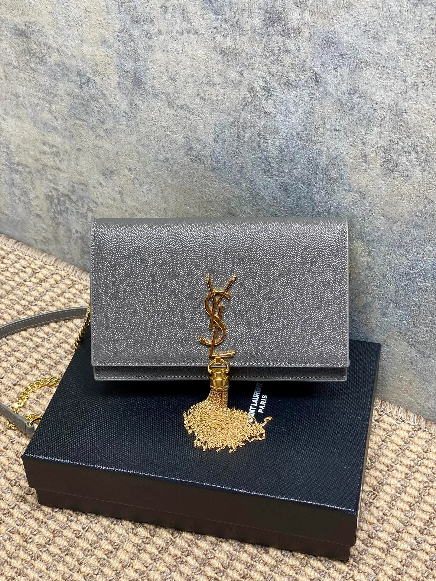 Saint Laurent YSL Black Leather