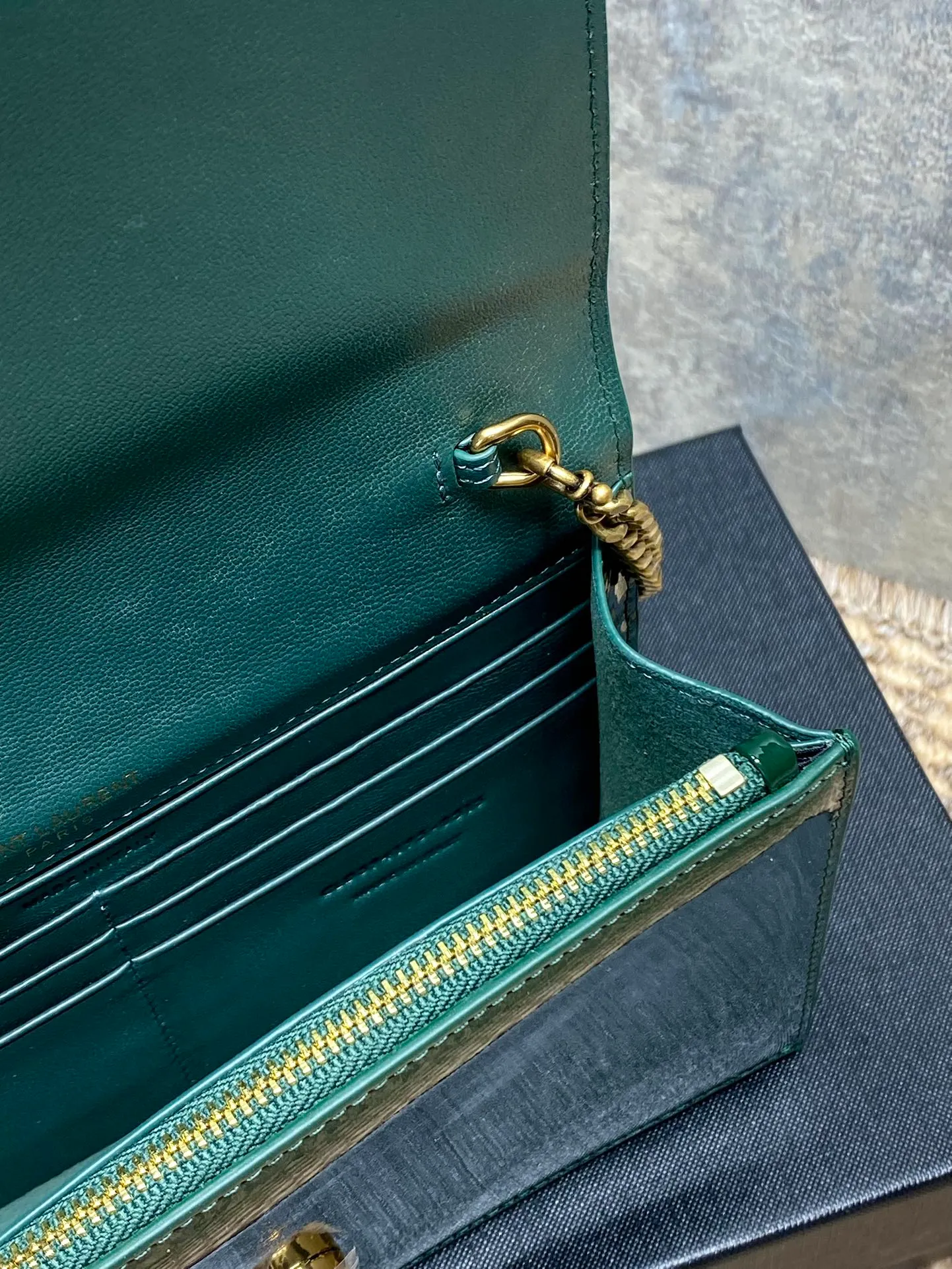 Saint Laurent YSL Phone Holder Shoulder Bag - Image 10