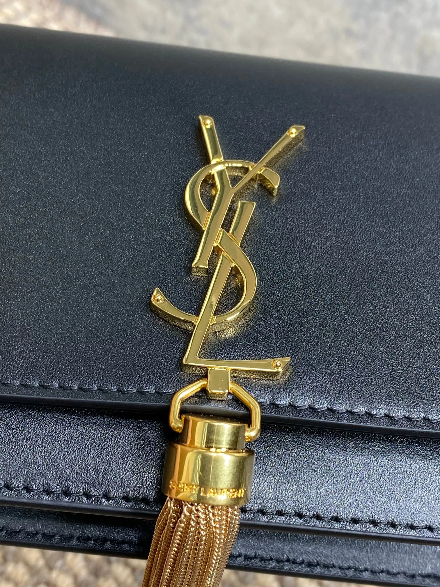 Saint laurent black kate guaranteed retailers tassel - Image 7