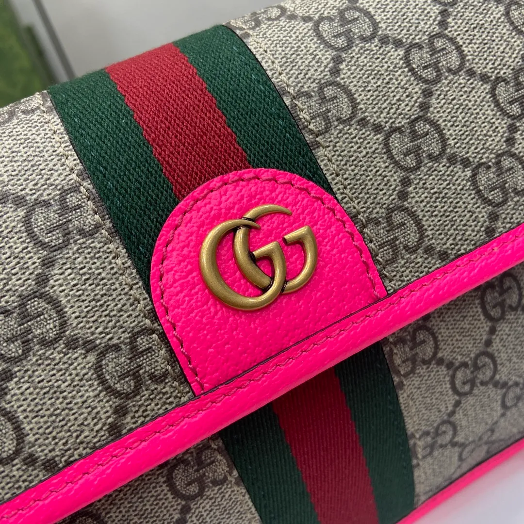 Small belt bag in beige and ebony GG Supreme - Image 8