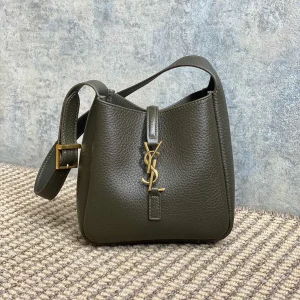 YSL SAINT LAURENT LE 5 A 7 Supple Baby Grained Leather