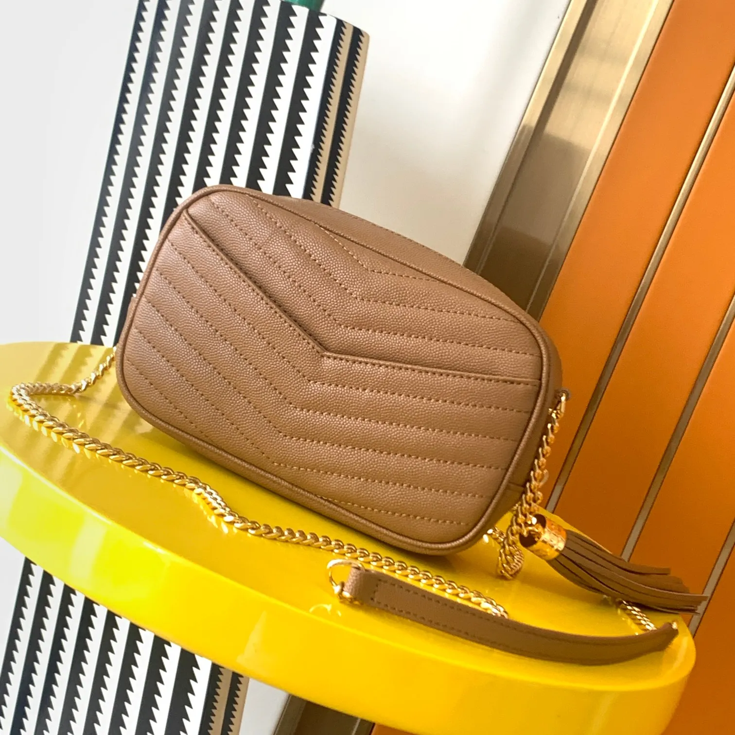 Yves Saint Laurent Mini Lou Camera Bag - Image 5