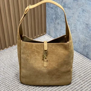 Saint Laurent Large Le 5 À 7 Suede Hobo Bag