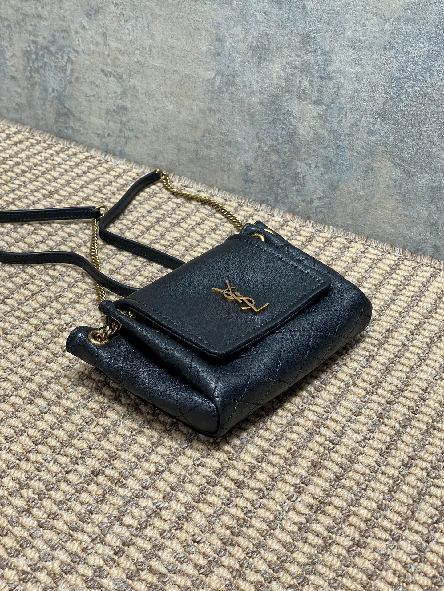 Saint Laurent Black Mini Nolita Shoulder Bag - Image 6
