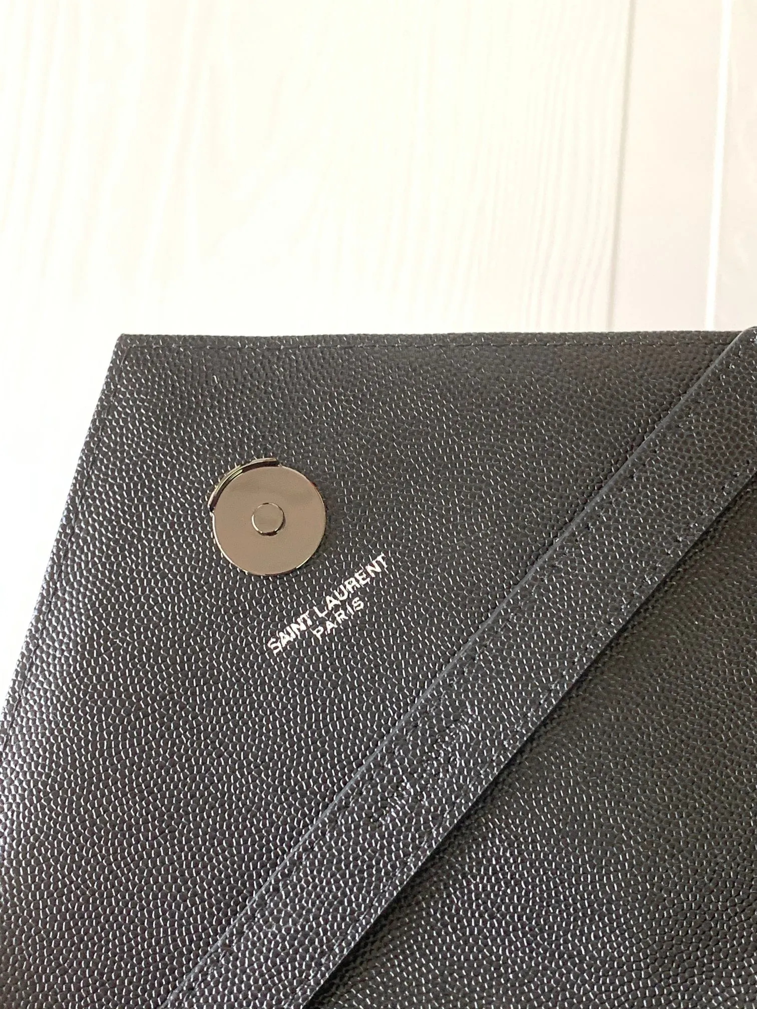 SAINT LAURENT Large Tri-Quilted Matelasse Grain de - Image 8
