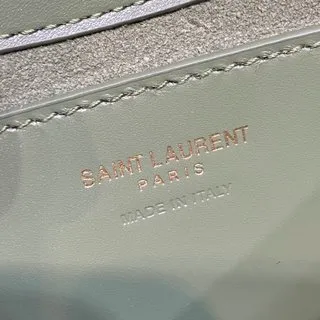 SAINT LAURENT Smooth Calfskin Le 5 A 7 Hobo Pistache - Image 6