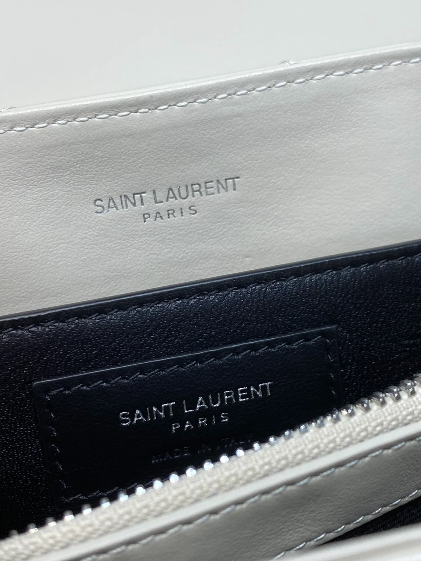 Saint Laurent LouLou Small Calfskin Y Quilted Monogram Chain Bag - Image 10