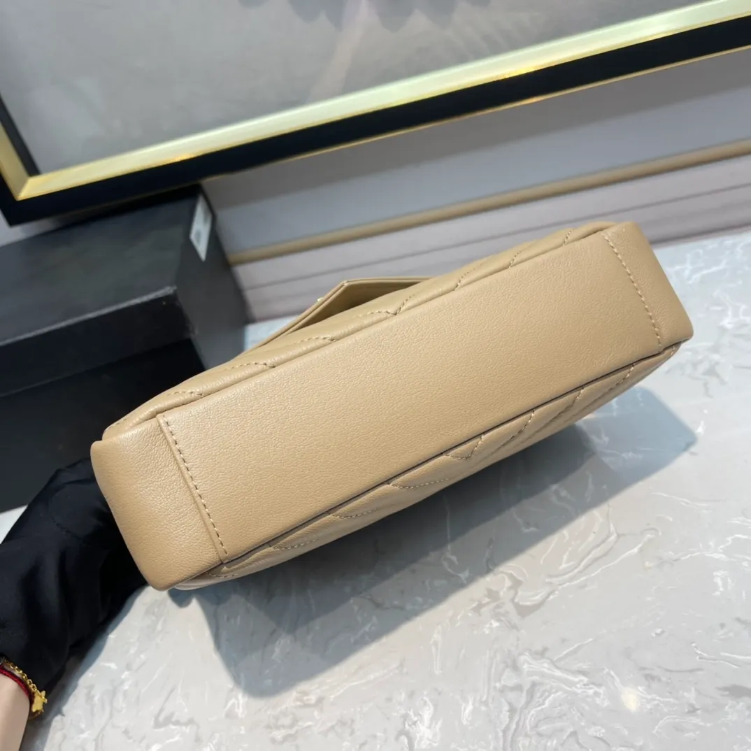 Saint Laurent Medium College Top-Handle Matelassé Shoulder Bag - Image 7