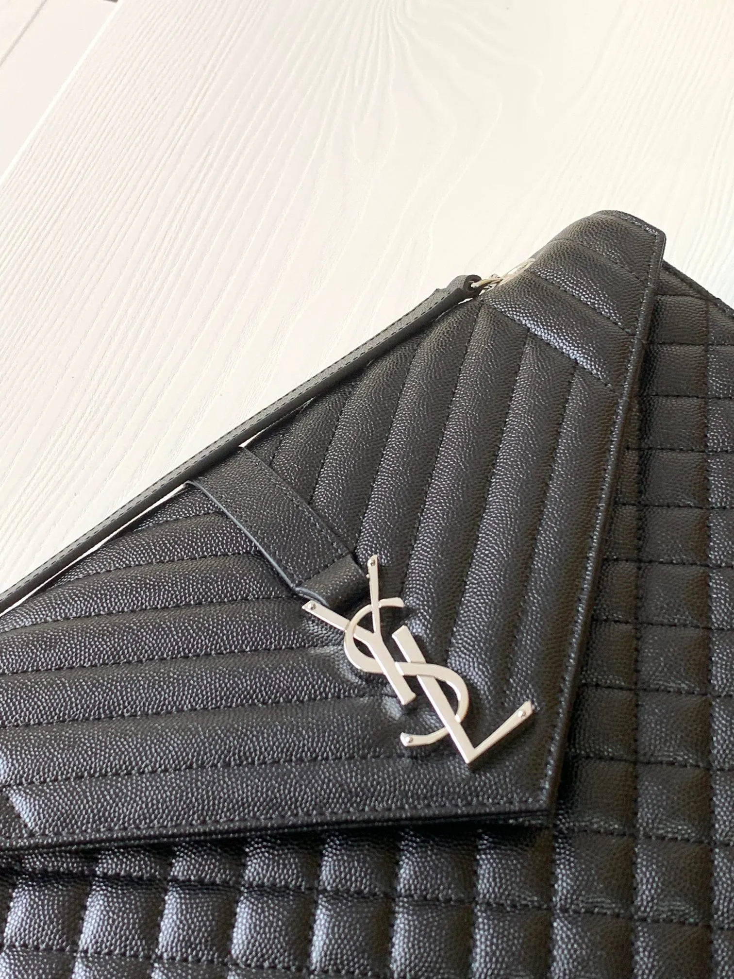 Saint Laurent Quilted Envelope Large - Image 10
