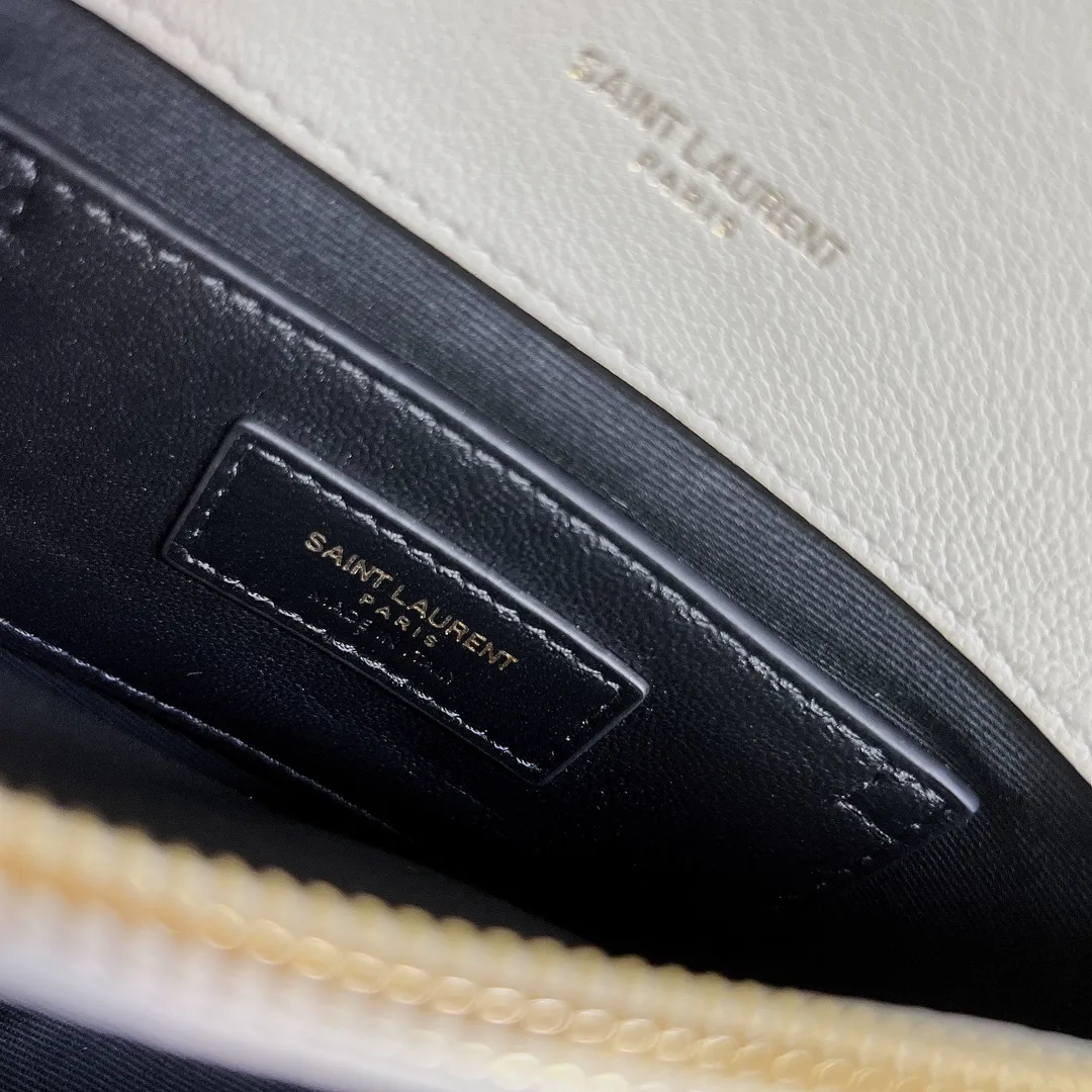 YSL College Bag White Small - Image 10