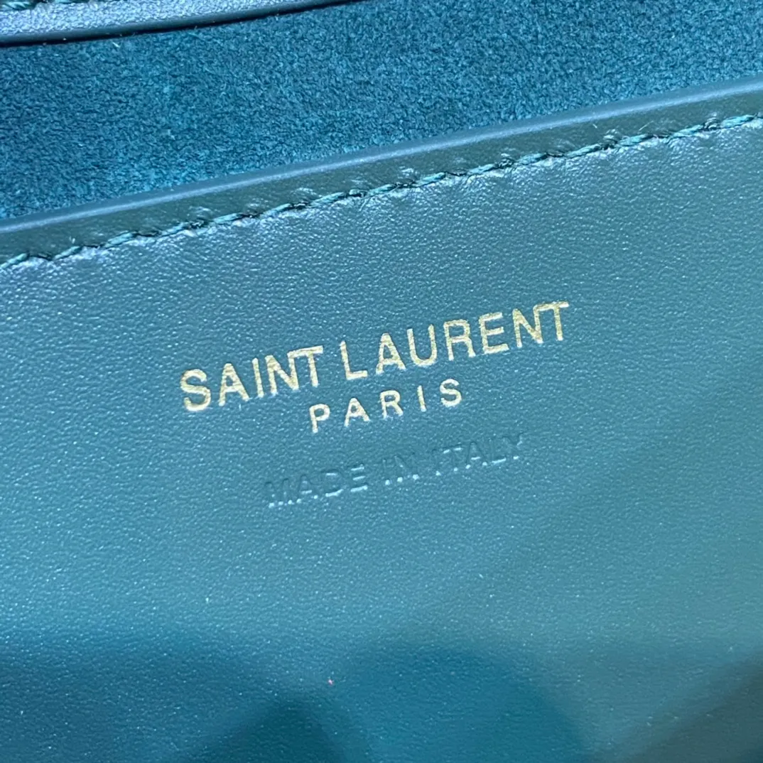 Ysl leather shoulder bag outlet - Image 11