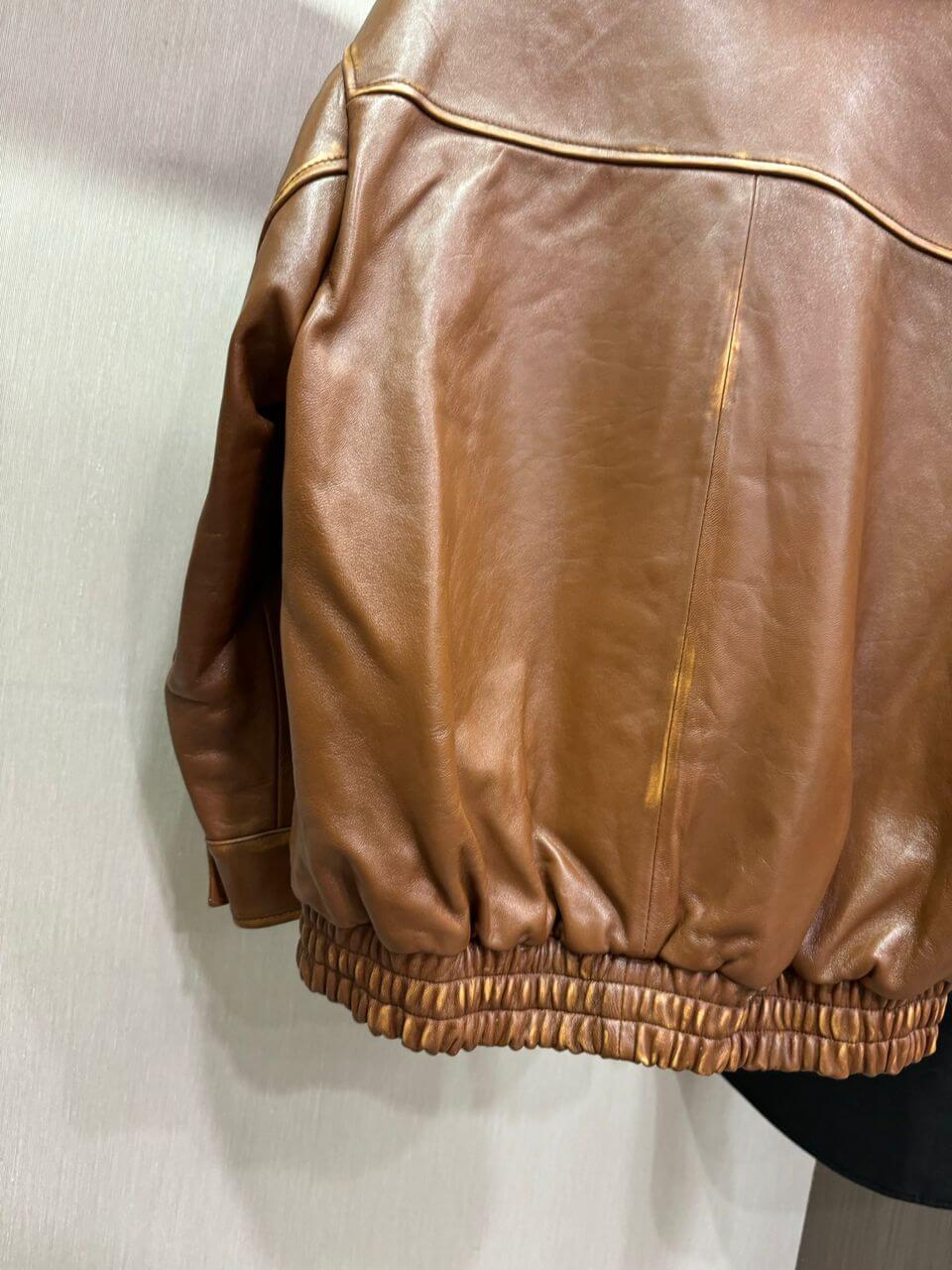 Miu Miu Nappa Leather Jacket - Image 8