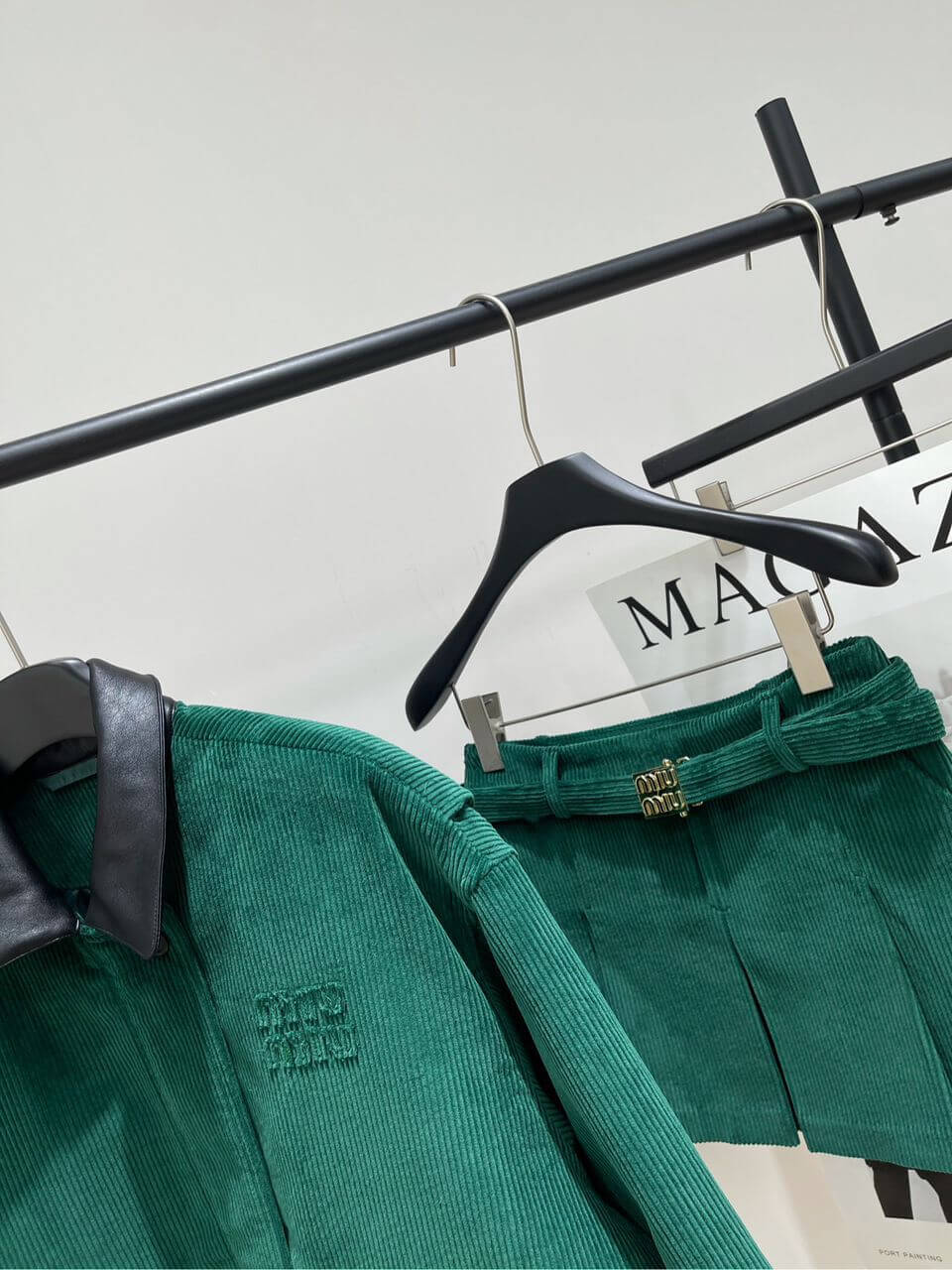 Miu Miu corduroy jacket skirt - Image 2