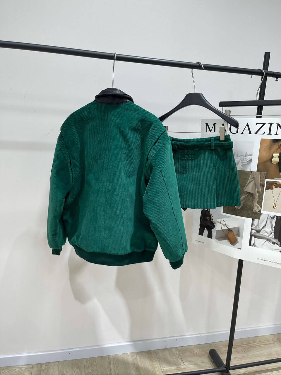 Miu Miu corduroy jacket skirt - Image 7